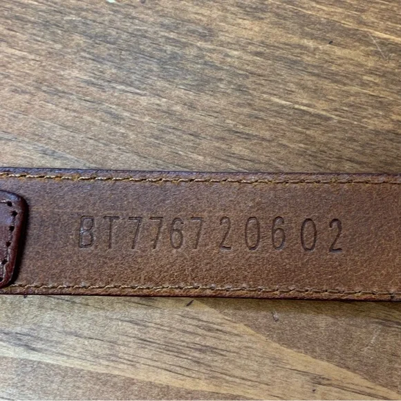 Vintage Fossil 1997 Brown Leather Belt - Picture 13 of 13